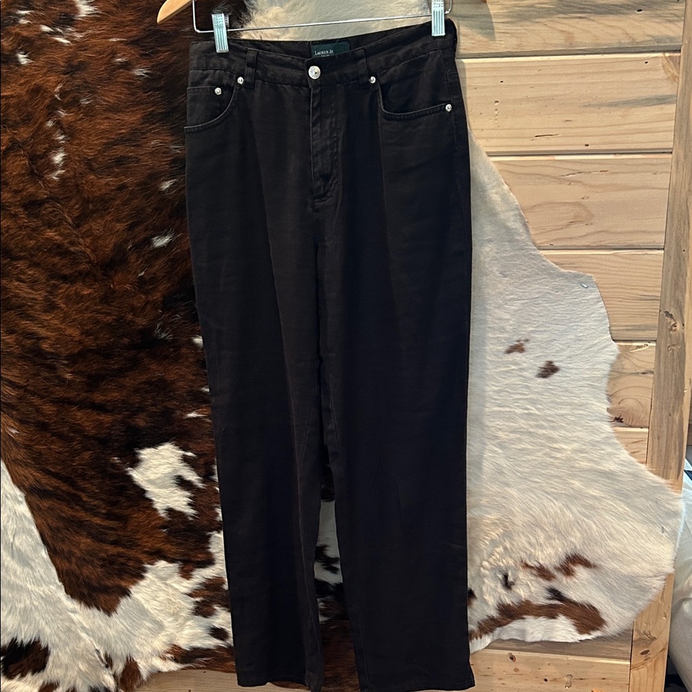 Lauren Jeans Co. Ralph Lauren Dark Blue Trousers